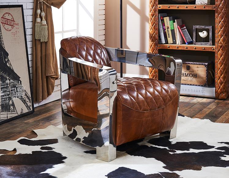 Aviator Spitfire Club Chair Side View