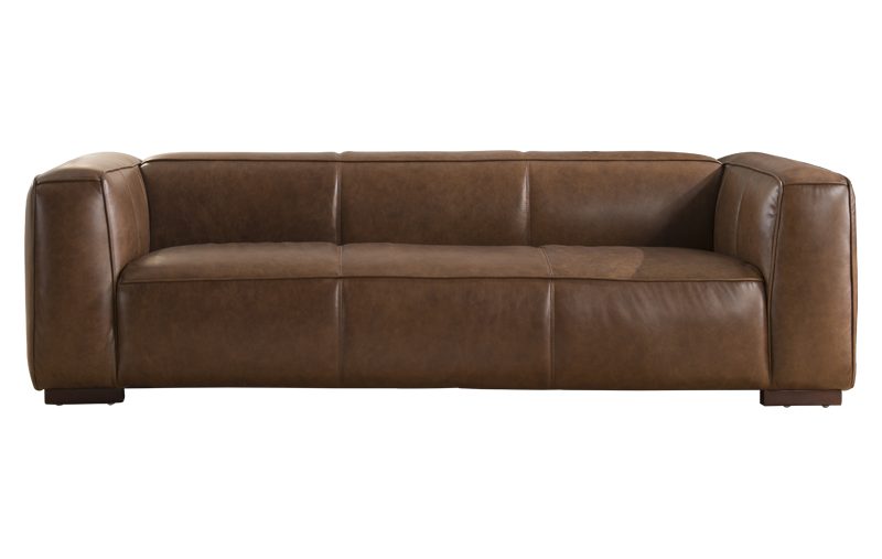 Vintage Distressed Top Grain Leather American Couch sofa set - Image 3