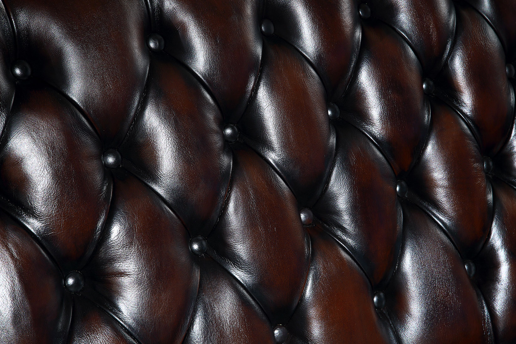 Top Grade Vintage Tufted Design Chesterfield Style Full Leather Settee Furniture sofa - Image 6