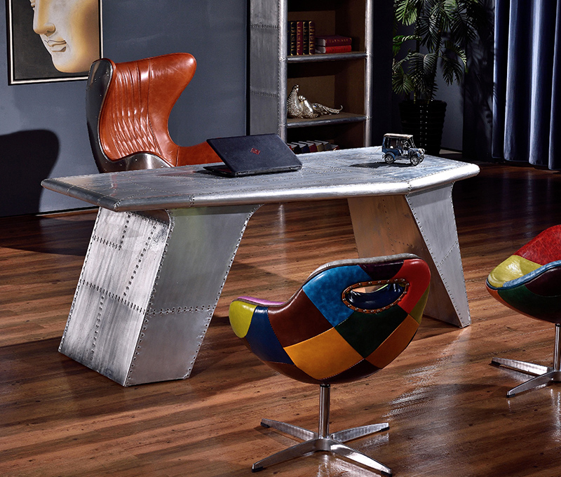 Vintage Design Aviator Wing Desk - Image 4