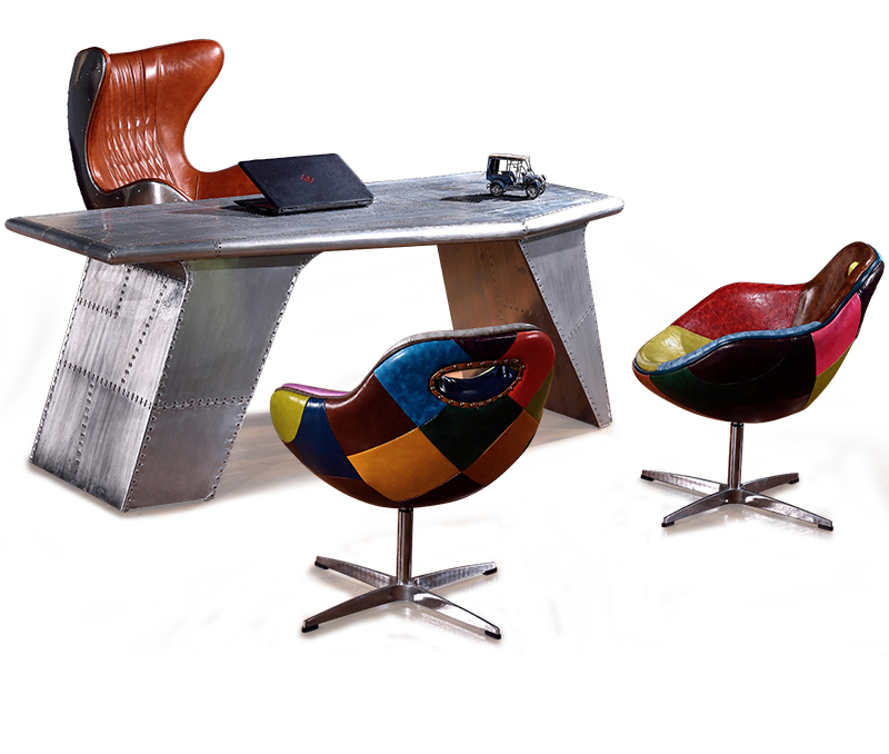 Vintage Design Aviator Wing Desk - Image 6