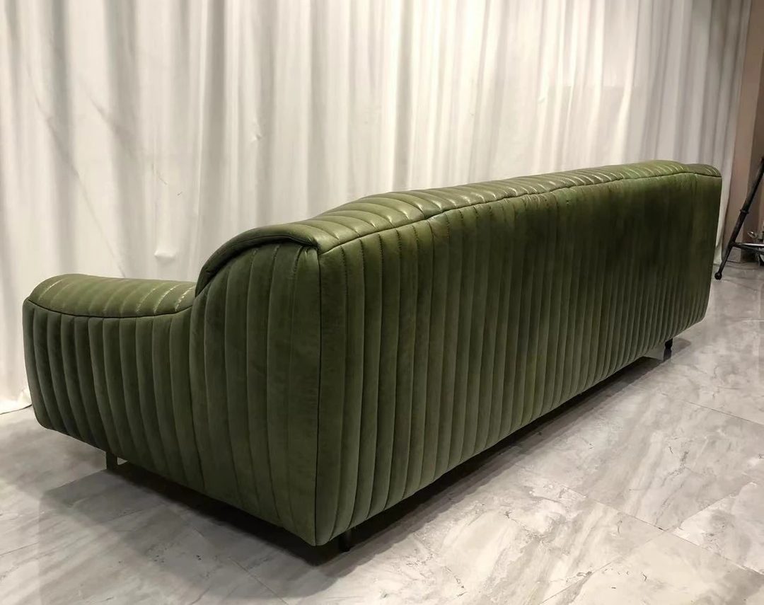 Green Chesterfield Sofa Detail