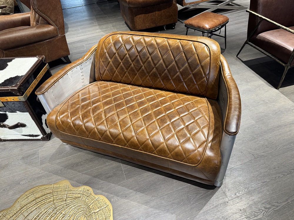 retro loveseat