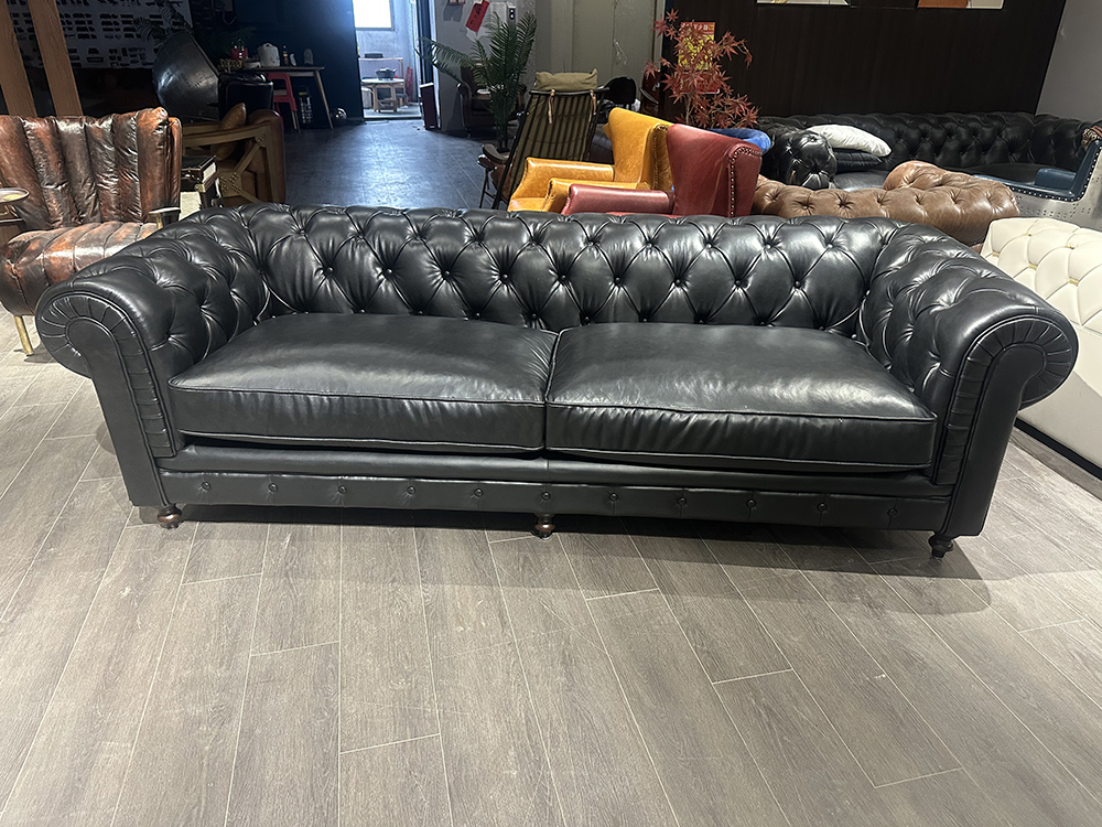Tufted chesterfield sofa