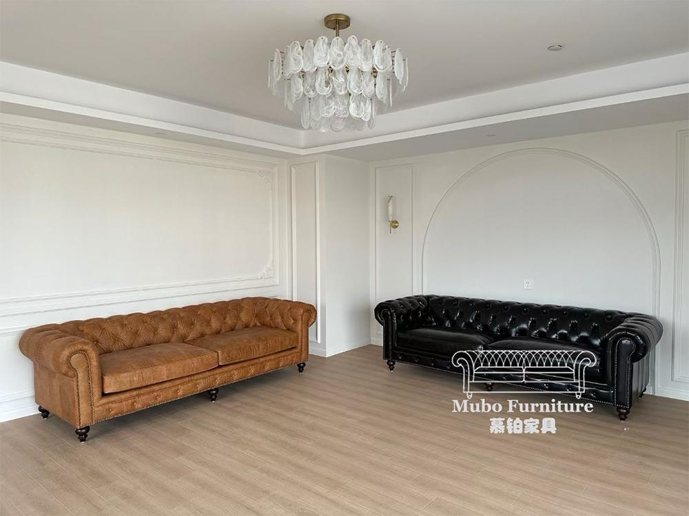 Deep chesterfield sofa