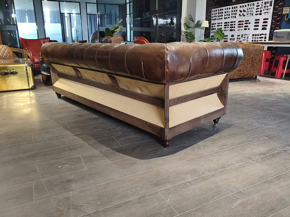 4 seater chesterfield sofa