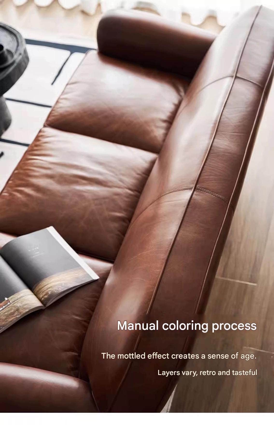leather club sofa
